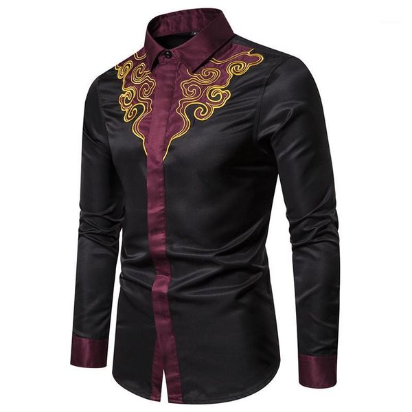 fashion embroidery shirt men 2020 mens dress shirts slim fit long sleeve men shirt camisa masculina1, White;black
fashion embroidery shirt men 2020 mens dress shirts slim fit long sleeve men shirt camisa masculina1, White;black