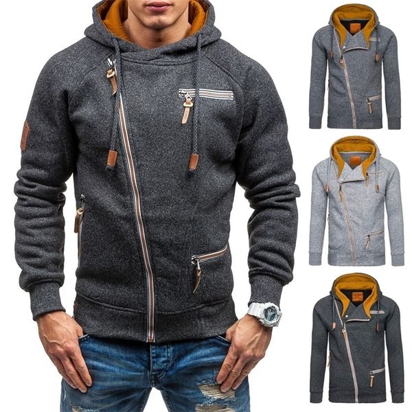 men new fashion hoodies mens hooded sweatshirts male casual zipper hoodie brand clothing solid color streetwear sweatshirts 201020, Black
men new fashion hoodies mens hooded sweatshirts male casual zipper hoodie brand clothing solid color streetwear sweatshirts 201020, Black