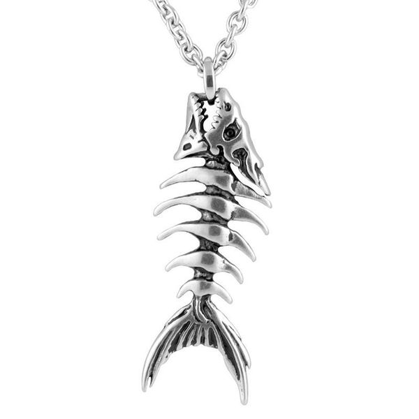chains fashion gothic creative fishbone pendant trend line men's retro locomotive accessories necklace hip hop rock jewelry gift, Silver
chains fashion gothic creative fishbone pendant trend line men's retro locomotive accessories necklace hip hop rock jewelry gift, Silver