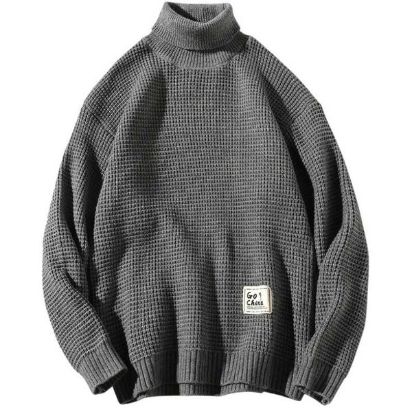 men's sweaters winter high-neck warm sweater fashion loose bottoming shirt handsome young student casual, White;black
men's sweaters winter high-neck warm sweater fashion loose bottoming shirt handsome young student casual, White;black