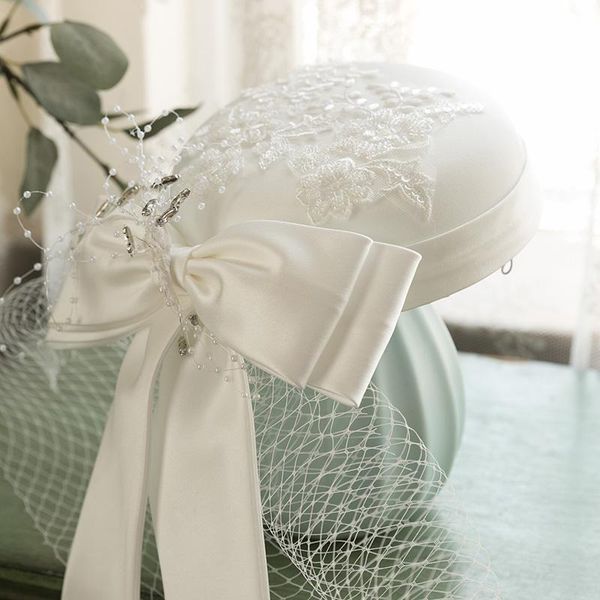 vintage applique flower fascinator hat white bride mini wedding hat ribbon bow fairy headpiece chuch party elegant fedora, Blue;gray
vintage applique flower fascinator hat white bride mini wedding hat ribbon bow fairy headpiece chuch party elegant fedora, Blue;gray