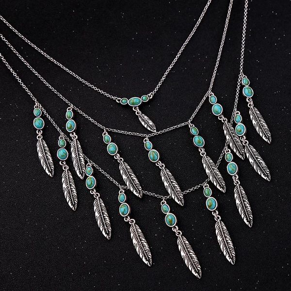 pendant necklaces silver color chain retro layered necklace patterned blue acrylic alloy feather charm statement for women gifts
pendant necklaces silver color chain retro layered necklace patterned blue acrylic alloy feather charm statement for women gifts