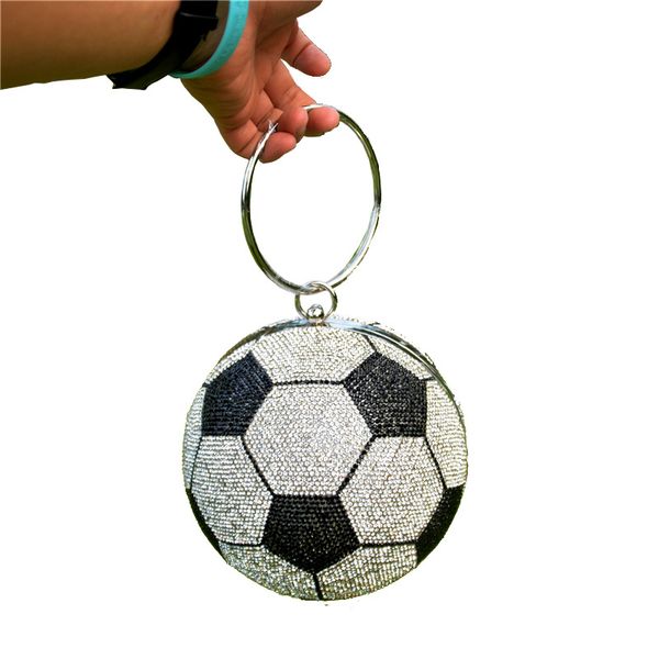 woman luxury football purse shoulder bag crystal round ball evening chain sling hand bags womens clutches and evening bags
woman luxury football purse shoulder bag crystal round ball evening chain sling hand bags womens clutches and evening bags