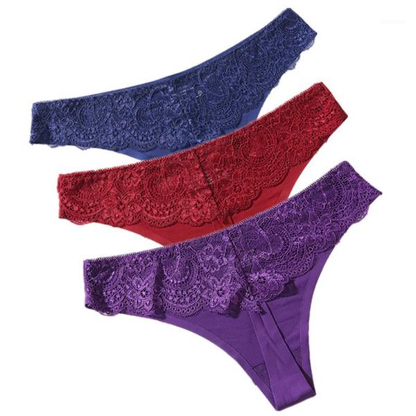 3 pieces lace female panties g-string briefs lingerie low waist cotton red black white soft new t-back underwear woman1, Black;pink
3 pieces lace female panties g-string briefs lingerie low waist cotton red black white soft new t-back underwear woman1, Black;pink
