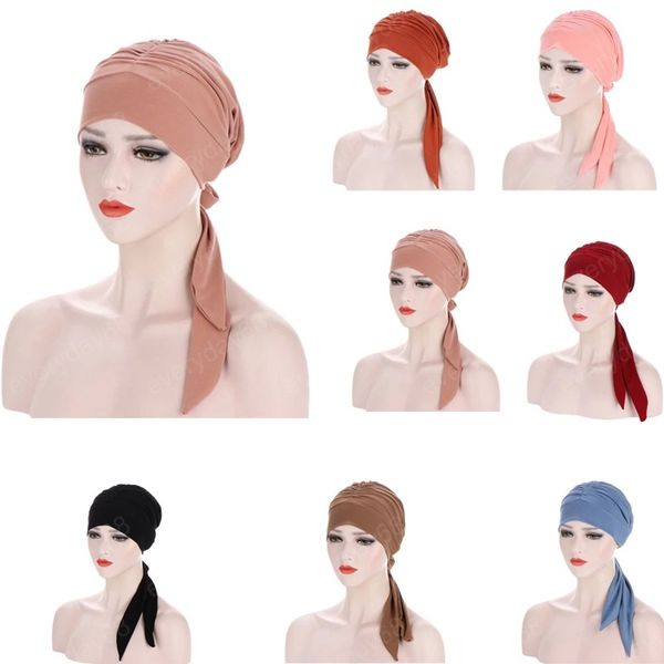 muslim turban hat for women chemo beanies caps casual solid color bandana headscarf head wrap for cancer femininity hair accessories, Blue;gray
muslim turban hat for women chemo beanies caps casual solid color bandana headscarf head wrap for cancer femininity hair accessories, Blue;gray