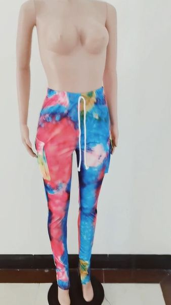 girls urban casual wear tie-dye pocket split 5 color track pants women, Black;white
girls urban casual wear tie-dye pocket split 5 color track pants women, Black;white