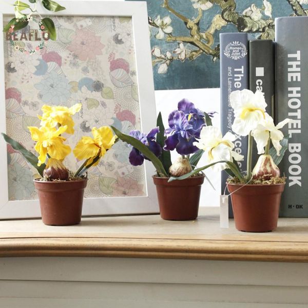 3 colours 1set mini artificial flower fake iris potting silk flowers bonsai for wedding home party decorative
3 colours 1set mini artificial flower fake iris potting silk flowers bonsai for wedding home party decorative