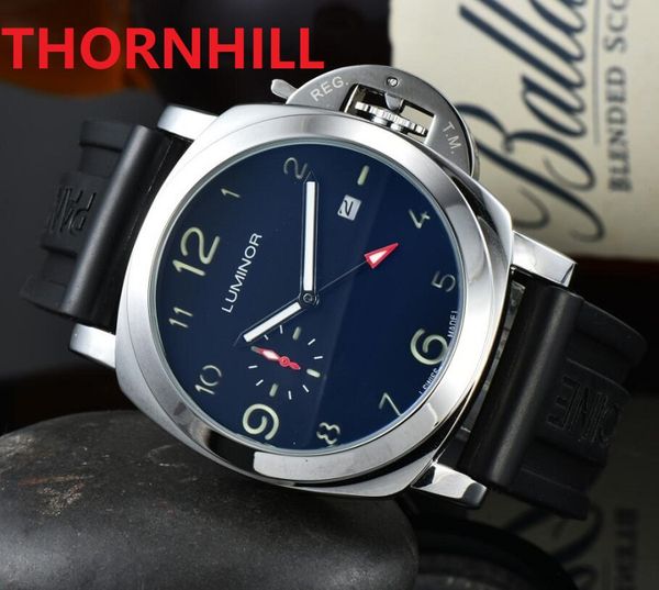 three two needles leather belt wristwatch 50mm sub dials work fashion mens watches business day date japan quartz movement montre de luxe ma, Slivery;brown
three two needles leather belt wristwatch 50mm sub dials work fashion mens watches business day date japan quartz movement montre de luxe ma, Slivery;brown