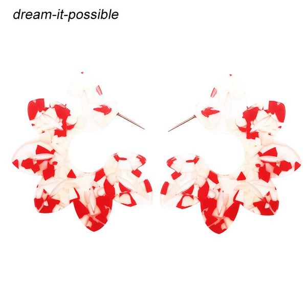 dream-it-possible fashion new arrival brand elegant multicolor red black grey green color resin flower earrings women's jewelry, Golden;silver
dream-it-possible fashion new arrival brand elegant multicolor red black grey green color resin flower earrings women's jewelry, Golden;silver