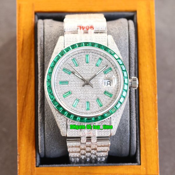 7 styles luxury watches rrf datejust emeralds iced out full diamond eta2824 automatic mens watch pavé diamonds dial 904l steel bracelet gent, Slivery;brown
7 styles luxury watches rrf datejust emeralds iced out full diamond eta2824 automatic mens watch pavé diamonds dial 904l steel bracelet gent, Slivery;brown