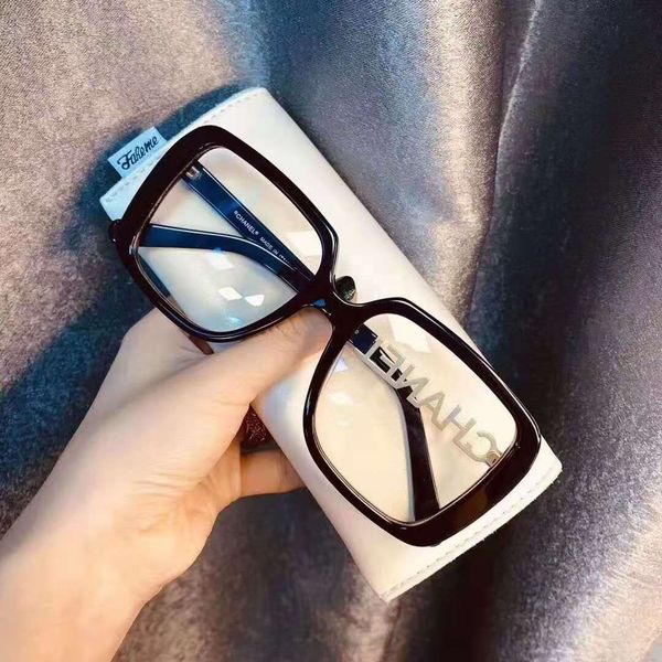 20 New Xiaoxiang Glasses With The Same Paragraph Anti-blue Light Mirror Letter Hollowed Out Mirror Legs Myopia Glasses Female