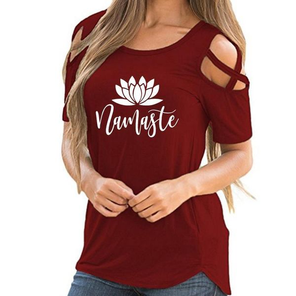 namaste flower letter print shirt harajuku girlfriend vegan lover gift off shoulder vintage t-shirt women hollow femme shirts, White
namaste flower letter print shirt harajuku girlfriend vegan lover gift off shoulder vintage t-shirt women hollow femme shirts, White