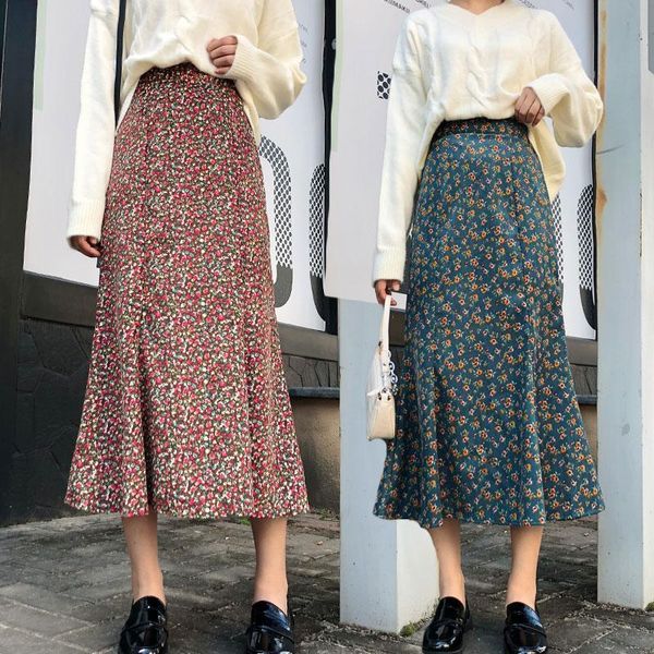 women 2021 autumn winter floral print skirt female high waist corduroy midi skirts ladies elegant vintage casual bottoms a319, Black
women 2021 autumn winter floral print skirt female high waist corduroy midi skirts ladies elegant vintage casual bottoms a319, Black