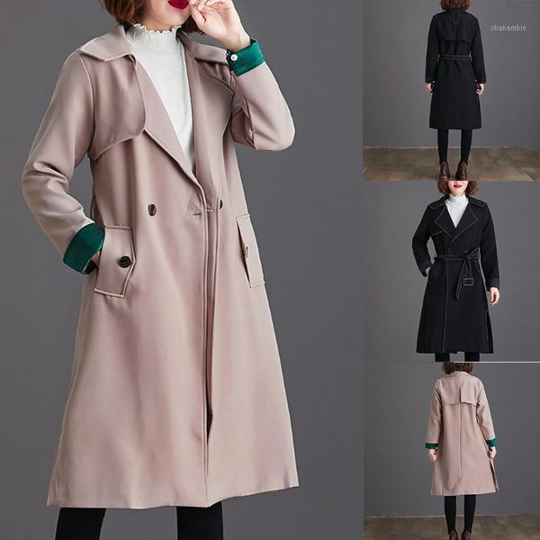 womail 2020 women's office casual hatless warm cardigan long sleeve belt solid color outwear fashion winter coat women long1, Black;brown
womail 2020 women's office casual hatless warm cardigan long sleeve belt solid color outwear fashion winter coat women long1, Black;brown