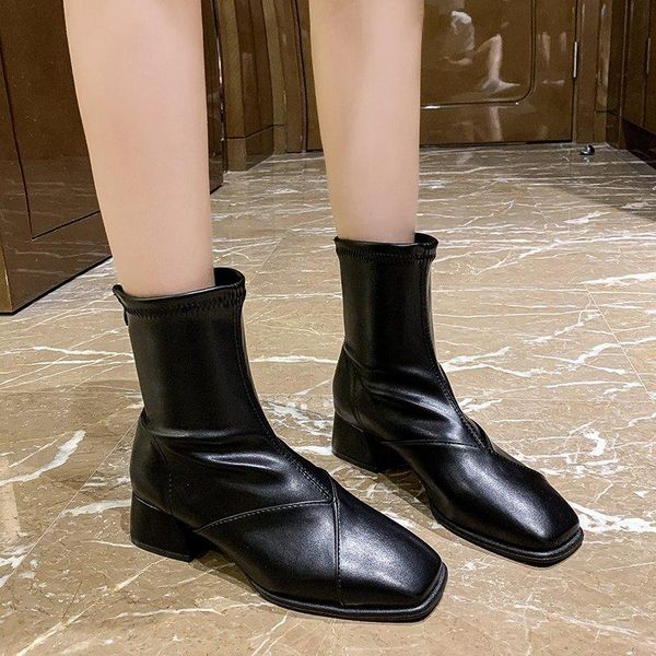 women's rubber boots shoes boots-women winter footwear round toe luxury designer rain 2020 autumn ladies fashion low, Black
women's rubber boots shoes boots-women winter footwear round toe luxury designer rain 2020 autumn ladies fashion low, Black