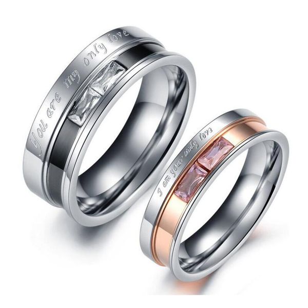cluster rings fashion jewelry 316l stainless steel wedding engagement couple ring one piece price cubic zirconia women men, Golden;silver
cluster rings fashion jewelry 316l stainless steel wedding engagement couple ring one piece price cubic zirconia women men, Golden;silver