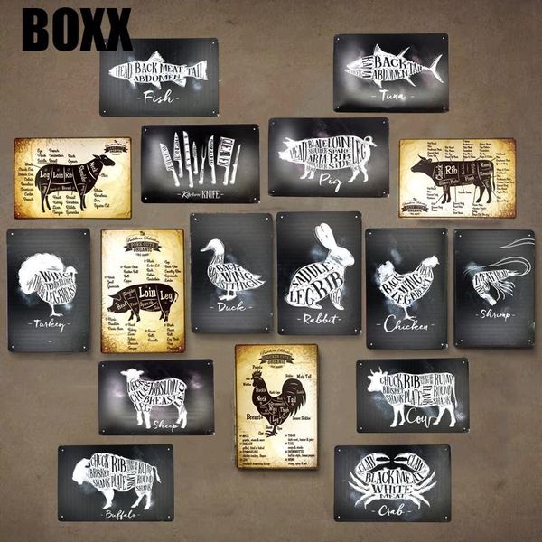 butcher's guide beef pig chciken meat shop collection tin sign decor retro wall plaque painting metal craft
butcher's guide beef pig chciken meat shop collection tin sign decor retro wall plaque painting metal craft