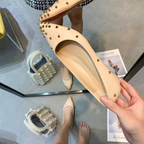 colorful2021 new light mouth spring and summer women's increased single shoes female stewardess rivet pointed flat, Black
colorful2021 new light mouth spring and summer women's increased single shoes female stewardess rivet pointed flat, Black