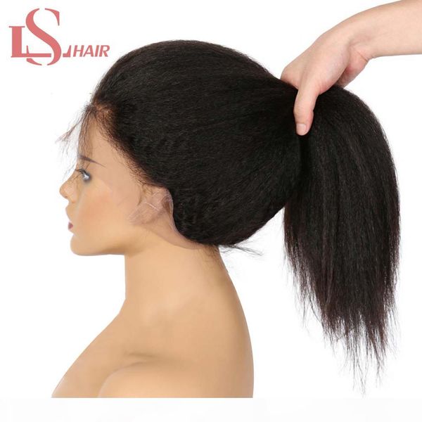 ls 13*4 lace front wig brazilian kinky straight human hair wigs brazilian 13*6 lace frontal wig 4*4 lace closure remy hair wigs, Black
ls 13*4 lace front wig brazilian kinky straight human hair wigs brazilian 13*6 lace frontal wig 4*4 lace closure remy hair wigs, Black
