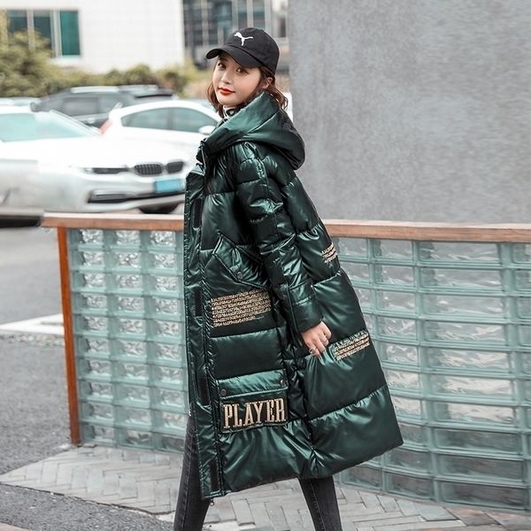 x-long printing parkas female winter hooded thick puffer jacket women korean style cotton padded shiny glossy coat ladies 201127, Black
x-long printing parkas female winter hooded thick puffer jacket women korean style cotton padded shiny glossy coat ladies 201127, Black