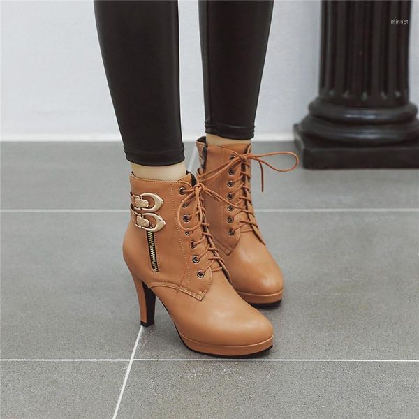 ymechic 2020 winter stiletto ankle boots for women lace up platform high heel party shoes ladies black yellow biker combat boots1
ymechic 2020 winter stiletto ankle boots for women lace up platform high heel party shoes ladies black yellow biker combat boots1