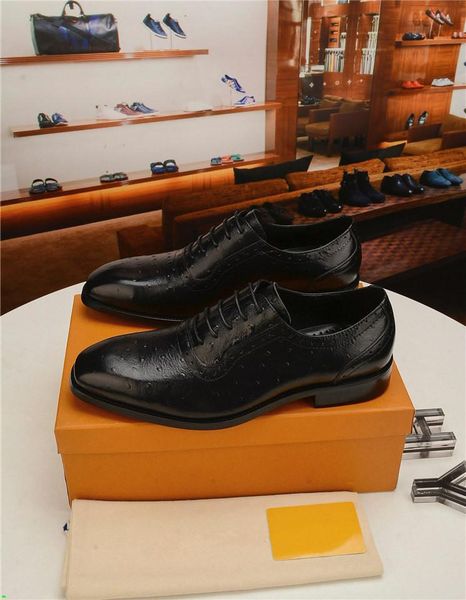 q5 2020 genuine leather designer men dress shoes business formal office shoes male breathable oxfords flats shoes men 11, Black
q5 2020 genuine leather designer men dress shoes business formal office shoes male breathable oxfords flats shoes men 11, Black