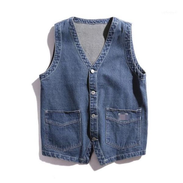 men's vests mens vest multi pocket denim vintage style baggy cowboy wear overalls men coats jackets blue xxl1, Black;white
men's vests mens vest multi pocket denim vintage style baggy cowboy wear overalls men coats jackets blue xxl1, Black;white