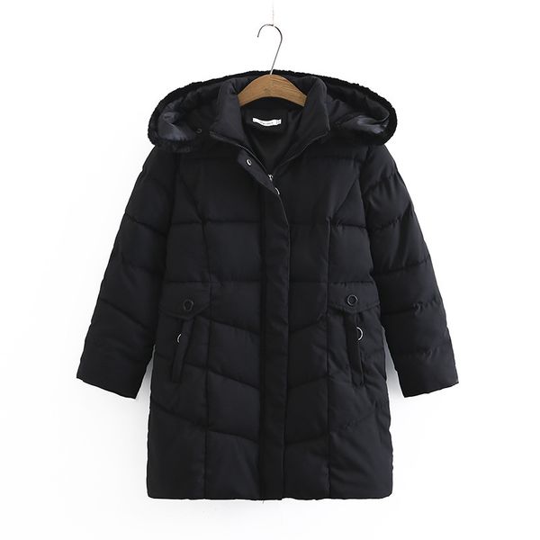 women 2020 parkes jacket jackets with hood parka thick cotton quilted wool lining women's winter coats zdf9, Black
women 2020 parkes jacket jackets with hood parka thick cotton quilted wool lining women's winter coats zdf9, Black