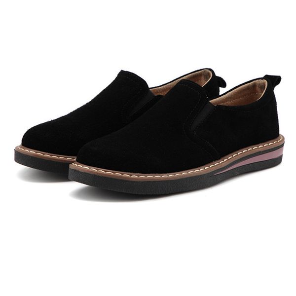 genuine leather loafers for women slip on flat shoes lace-up suede casual sneakers ladies trainers basket flats fashion casual 201201, Black
genuine leather loafers for women slip on flat shoes lace-up suede casual sneakers ladies trainers basket flats fashion casual 201201, Black