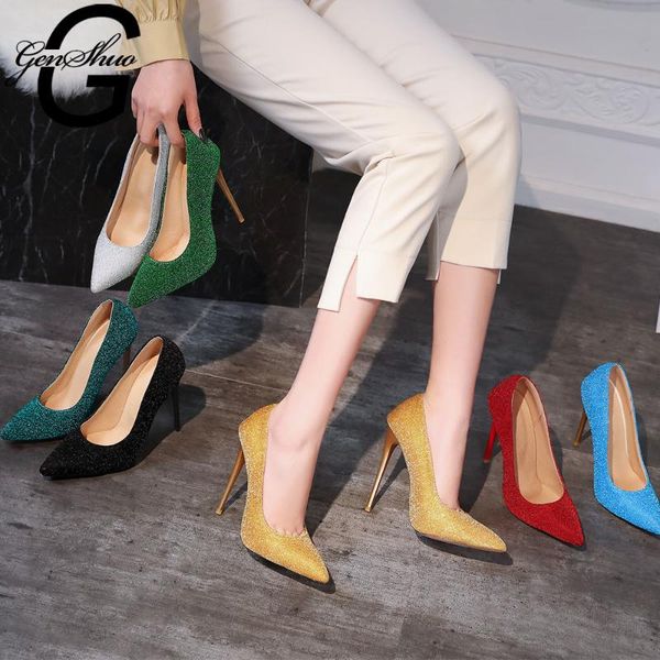 genshuo heels women pumps female high heel women shoes colorful pointed toe solid casual shoes dress 2020 plus size de, Black
genshuo heels women pumps female high heel women shoes colorful pointed toe solid casual shoes dress 2020 plus size de, Black