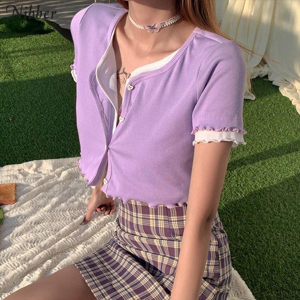 simple kpop neon color fake two piece set laciness t shirt crop woman leisure elegant high street mujer clother, White
simple kpop neon color fake two piece set laciness t shirt crop woman leisure elegant high street mujer clother, White