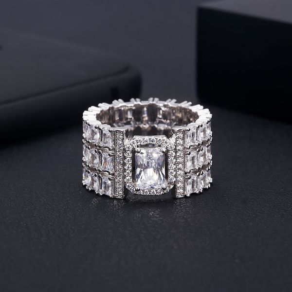 trendy women's jewelry hand made cubic zirconia big ring for women and men white gold-color fashion rings 201006, Golden;silver
trendy women's jewelry hand made cubic zirconia big ring for women and men white gold-color fashion rings 201006, Golden;silver