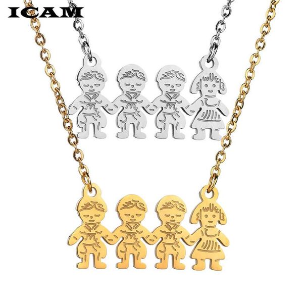 pendant necklaces icam 2021 jewelry accessories steel color cute dad mom necklace stainless loving family of party gift, Silver
pendant necklaces icam 2021 jewelry accessories steel color cute dad mom necklace stainless loving family of party gift, Silver
