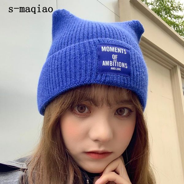 beanie/skull caps fashion letter print bonnet hat women casual knitted hats autumn outdoor trend cap winter warm solid color simple beanie, Blue;gray
beanie/skull caps fashion letter print bonnet hat women casual knitted hats autumn outdoor trend cap winter warm solid color simple beanie, Blue;gray
