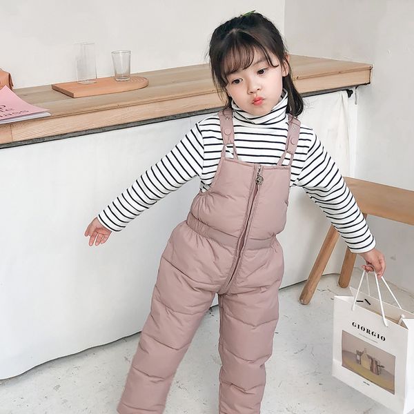 new winter children's down cotton trousers thickened children's clothing bib trousers cotton trousers boys and girls baby onesies
new winter children's down cotton trousers thickened children's clothing bib trousers cotton trousers boys and girls baby onesies