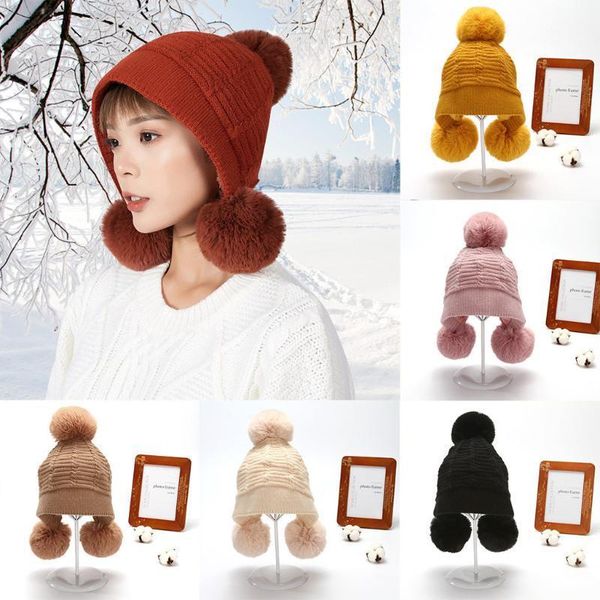 cycling caps & masks 2021 winter hats for woman knitted solid cute warm hat girls female fashion collar plus wild thick knit1, Black
cycling caps & masks 2021 winter hats for woman knitted solid cute warm hat girls female fashion collar plus wild thick knit1, Black