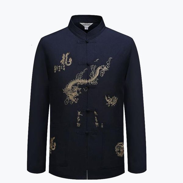 men's long sleeve frocktraditional chinese embroider dragon tang suit clothing kung fu jacket coat yzt0830 drop shipping, White;black
men's long sleeve frocktraditional chinese embroider dragon tang suit clothing kung fu jacket coat yzt0830 drop shipping, White;black
