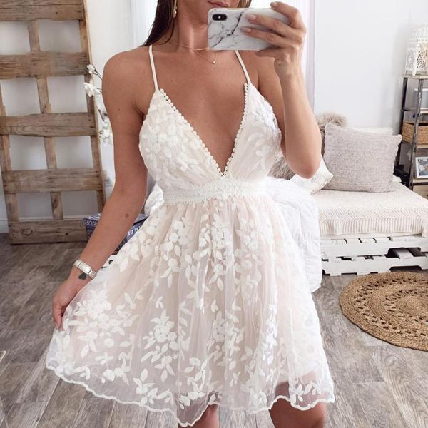 mesh tulle mini white lace dress women hollow out sleeveless v neck bodycon dress floral dresses vestidos summer1, Black;gray
mesh tulle mini white lace dress women hollow out sleeveless v neck bodycon dress floral dresses vestidos summer1, Black;gray