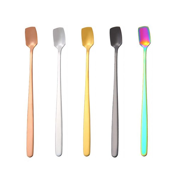 304 stainless steel square head ice spoons home kitchen long handle coffee dessert cocktail stirring scoops h bbysuo
304 stainless steel square head ice spoons home kitchen long handle coffee dessert cocktail stirring scoops h bbysuo