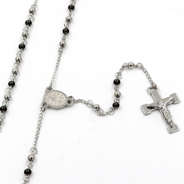 1 mens womens chain bead rosary cross pendant necklace stainless steel virgin mary christ cross jesus women pendant wholesale1, Silver
1 mens womens chain bead rosary cross pendant necklace stainless steel virgin mary christ cross jesus women pendant wholesale1, Silver