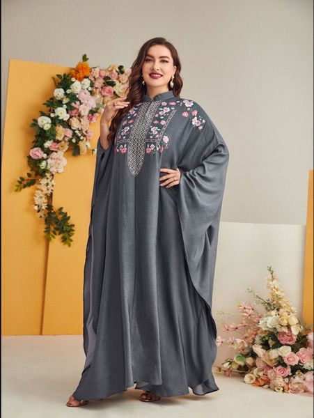 plus floral print dress 874j#, Black 
plus floral print dress 874j#, Black