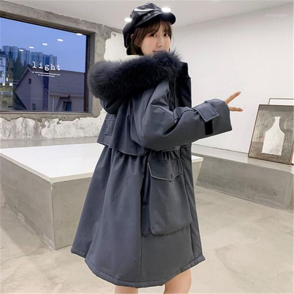 elegant fur collar hooded parkas winter jacket women thick warm cotton-padded winter coat female tunic big pocket jacket1, Black
elegant fur collar hooded parkas winter jacket women thick warm cotton-padded winter coat female tunic big pocket jacket1, Black