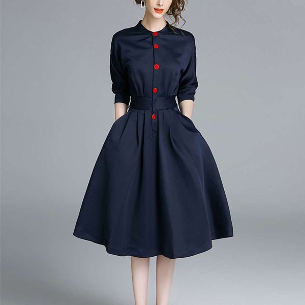 7 spring and new autumn 2020 / 4 sleeve slim fitting drs ol shirt skirt women's medium length waist closing temperament, Black;gray
7 spring and new autumn 2020 / 4 sleeve slim fitting drs ol shirt skirt women's medium length waist closing temperament, Black;gray