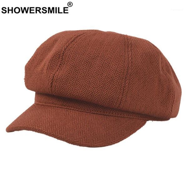 SHOWERSMILE Retro Newsboy Cap for Female Spring Summer Women Octagonal Hat Brick-red 2020 Brand New British Style Flat Cap1, Blue;gray
SHOWERSMILE Retro Newsboy Cap for Female Spring Summer Women Octagonal Hat Brick-red 2020 Brand New British Style Flat Cap1, Blue;gray