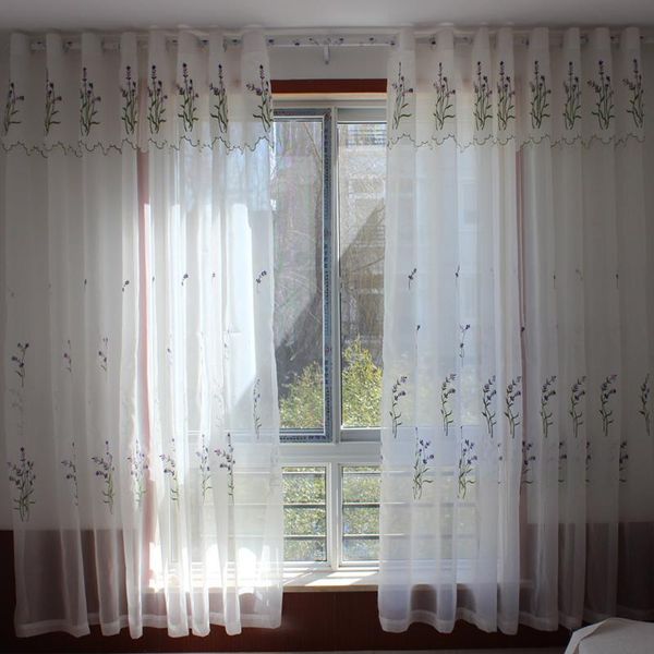 curtain & drapes pastoral style purple lavender embroidered home decorative livingroom voile customizable
curtain & drapes pastoral style purple lavender embroidered home decorative livingroom voile customizable