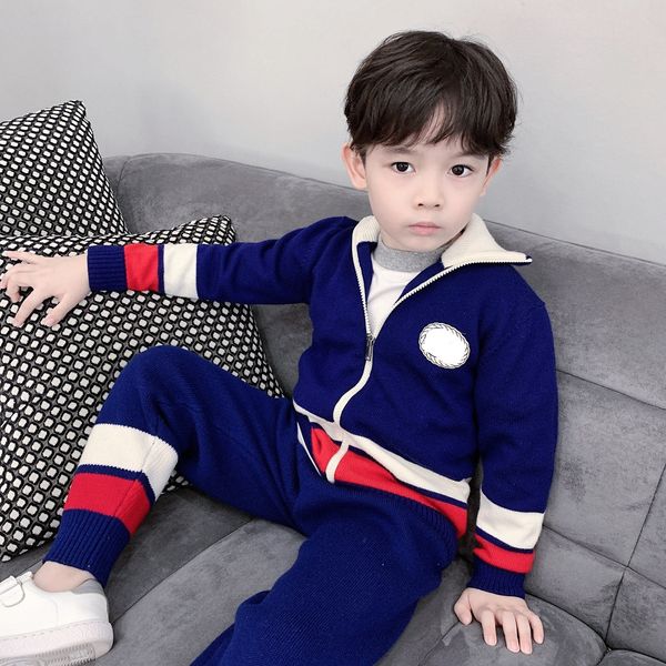 new arrival kids boys tracksuit winter baby boy's girls long sleeve knit cardigan sweater with pants 2 pcs/sets clothing, White
new arrival kids boys tracksuit winter baby boy's girls long sleeve knit cardigan sweater with pants 2 pcs/sets clothing, White
