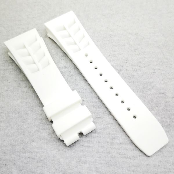 25mm white watch band 20mm folding clasp rubber strap for rm011 rm 50-03 rm50-01, Black;brown
25mm white watch band 20mm folding clasp rubber strap for rm011 rm 50-03 rm50-01, Black;brown