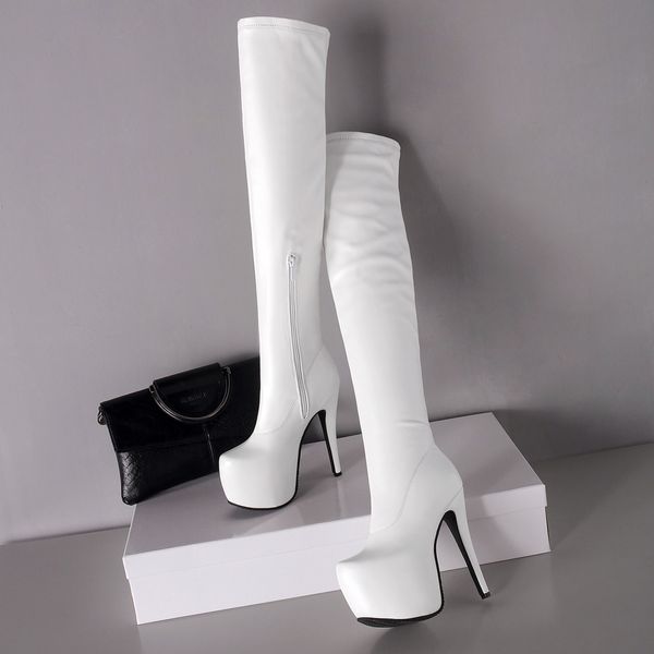 woman on-the-knee 2021 elastic herd fabric european and heels thigh women's winter boots da56, Black
woman on-the-knee 2021 elastic herd fabric european and heels thigh women's winter boots da56, Black