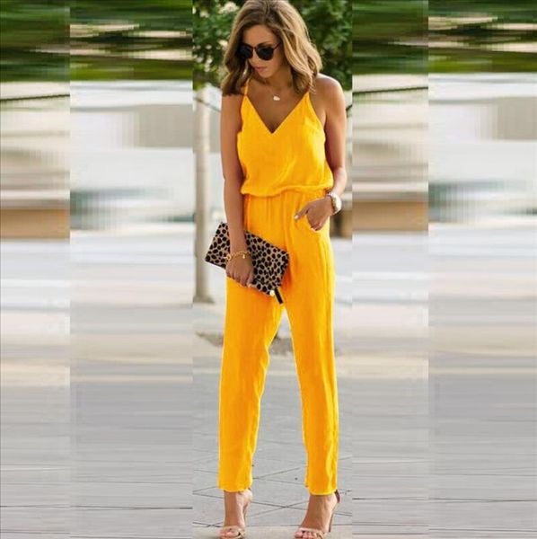 summer fashion casual women strap v neck solid slim sleeveless bodycon jumpsuit romper trousers clubwear lady loose clothes, Black;white
summer fashion casual women strap v neck solid slim sleeveless bodycon jumpsuit romper trousers clubwear lady loose clothes, Black;white