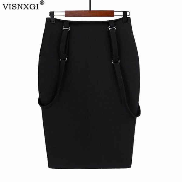 visnxgi fashion women bodycon shoulder straps overall skirt high waist suspender cotton pencil zipper plus size office bottom, Black
visnxgi fashion women bodycon shoulder straps overall skirt high waist suspender cotton pencil zipper plus size office bottom, Black